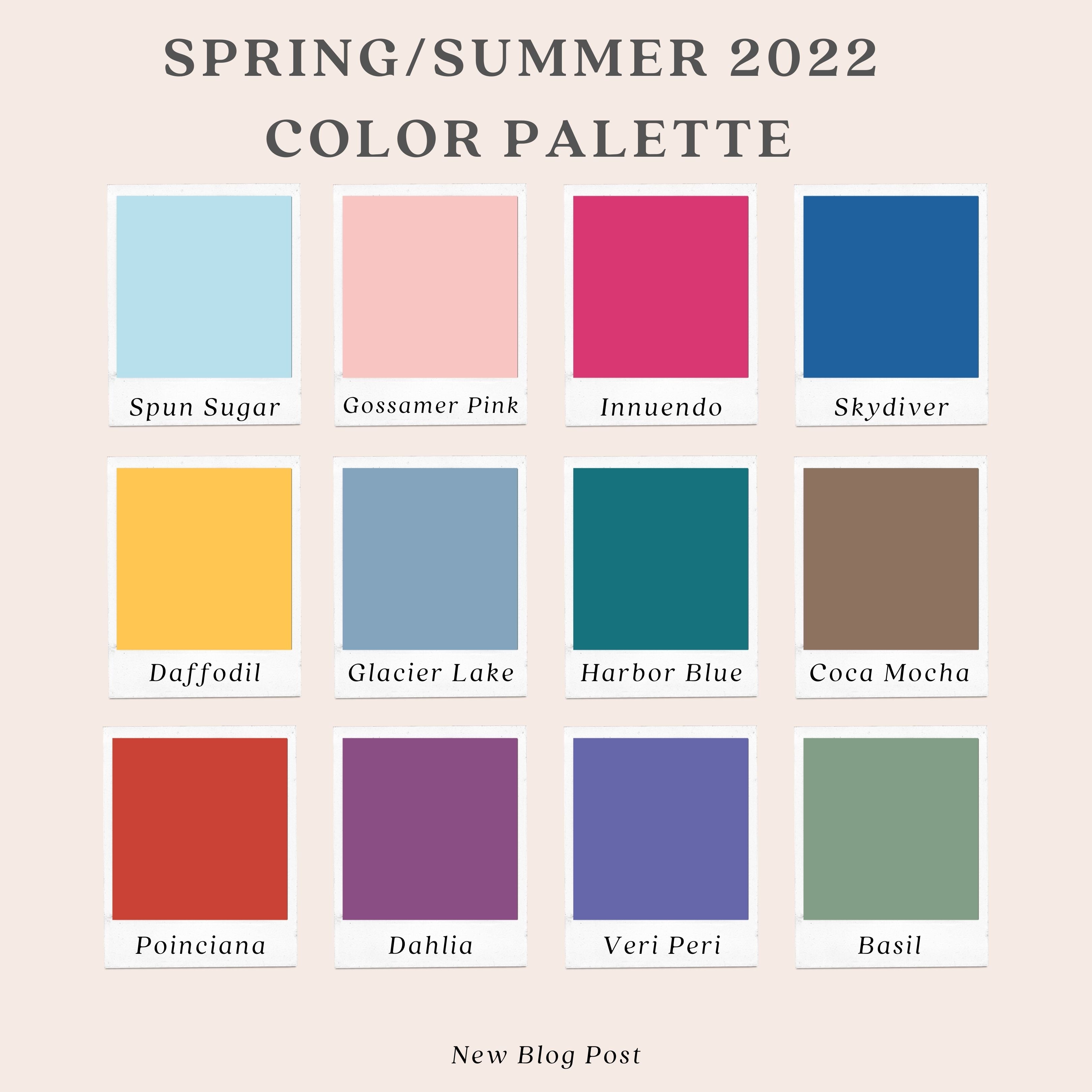 Spring/Summer 2022 Color Palette – Frank Divas