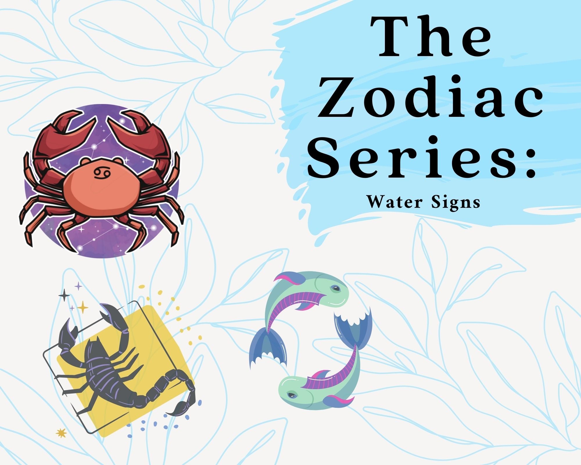 The Zodiac Series: Water Signs
