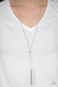 Out All Night Necklace (Pink, White)