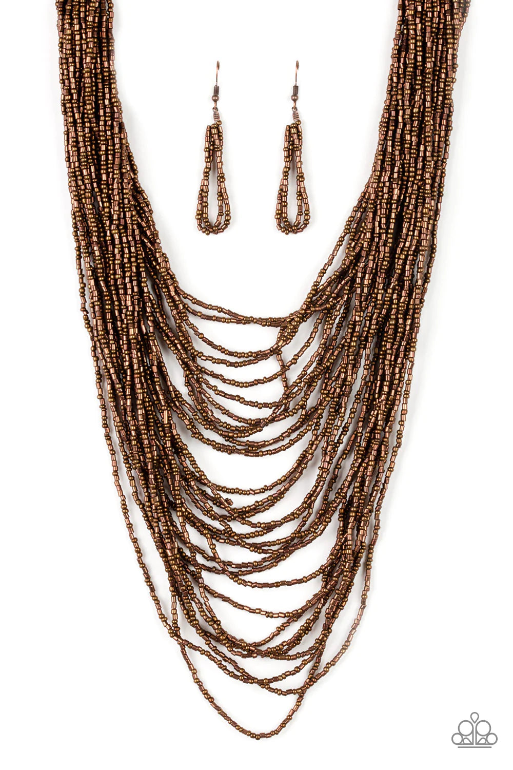 Dauntless Dazzle Copper Necklace