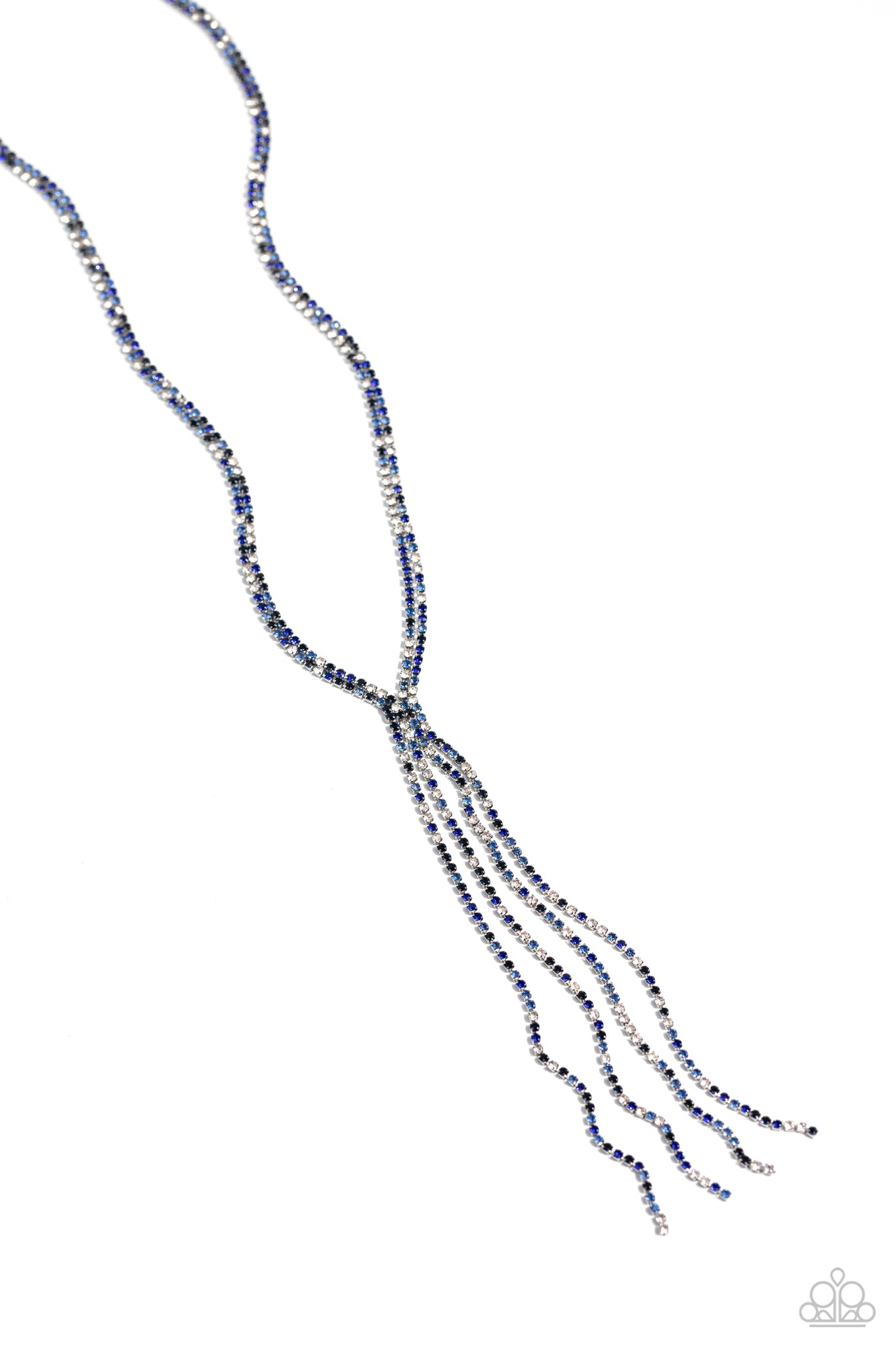 Jazz Strands Necklace (Blue, Multi)