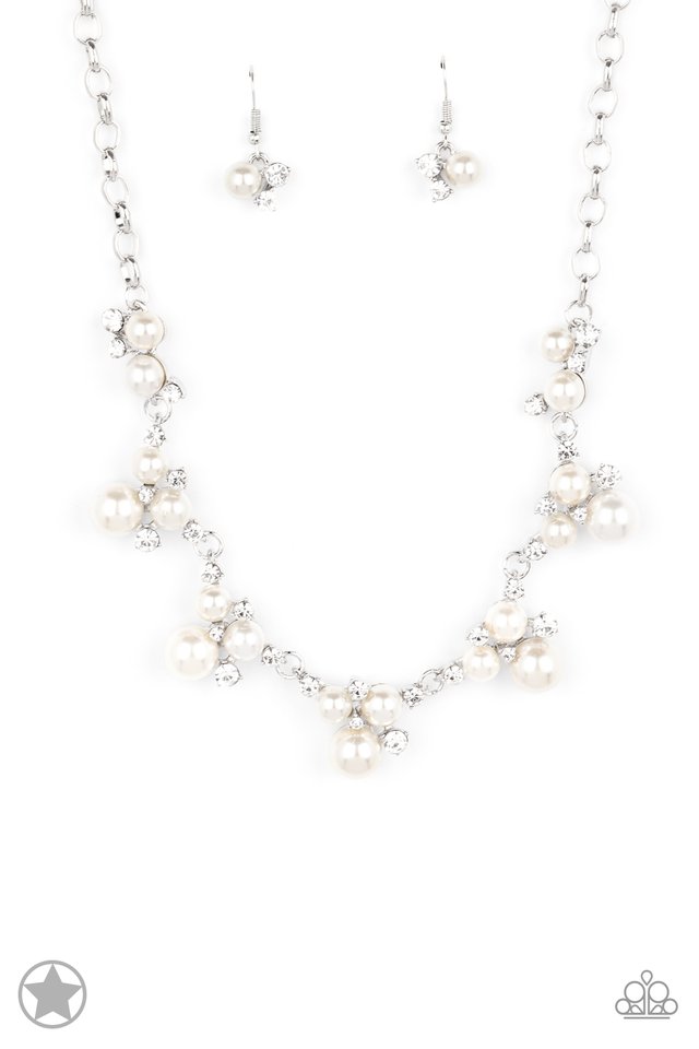 Toast To Perfection Blockbuster White Necklace