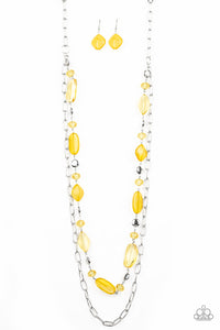Colorful Couture Yellow Necklace