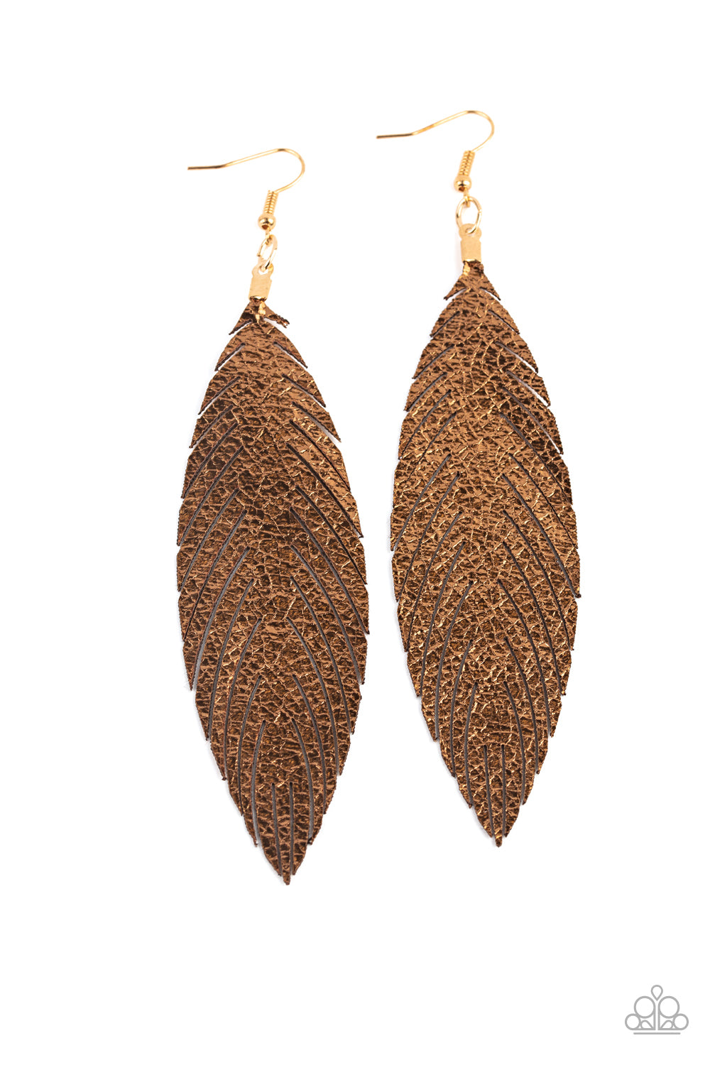 Feather Fantasy Gold Earring