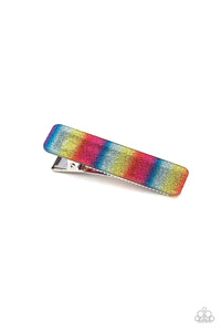 Stellar Rainbows Hair Clip (Multi, Pink)