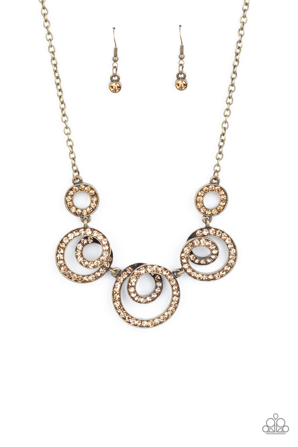 Total Head Turner Brass Necklace