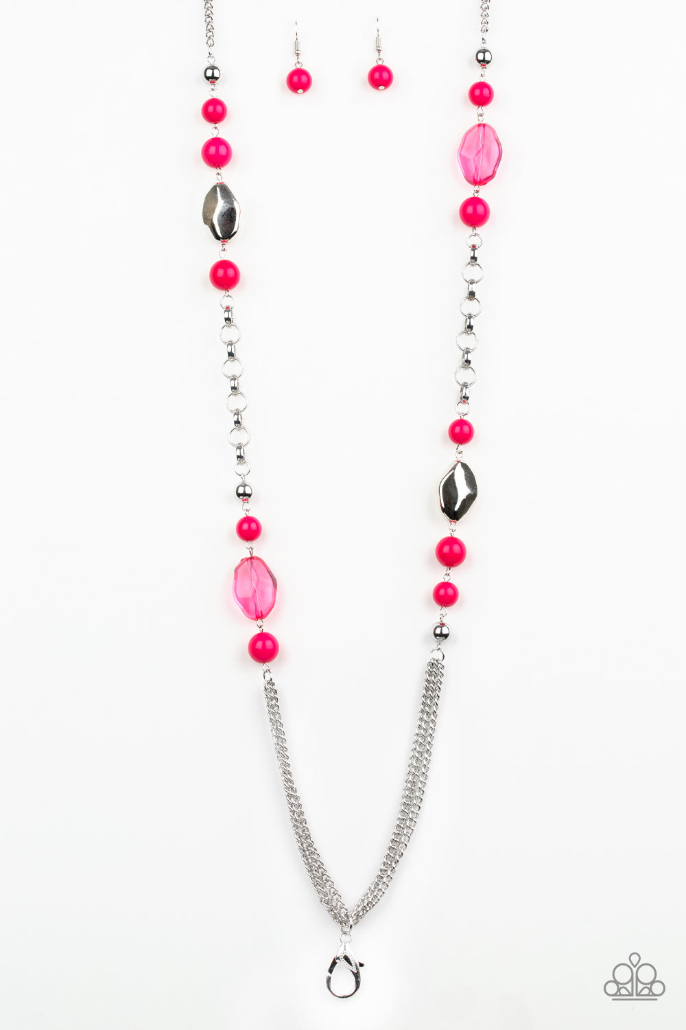 Marina Majesty Lanyard Pink Necklace
