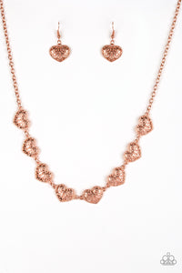 Easy To Adore Copper Necklace