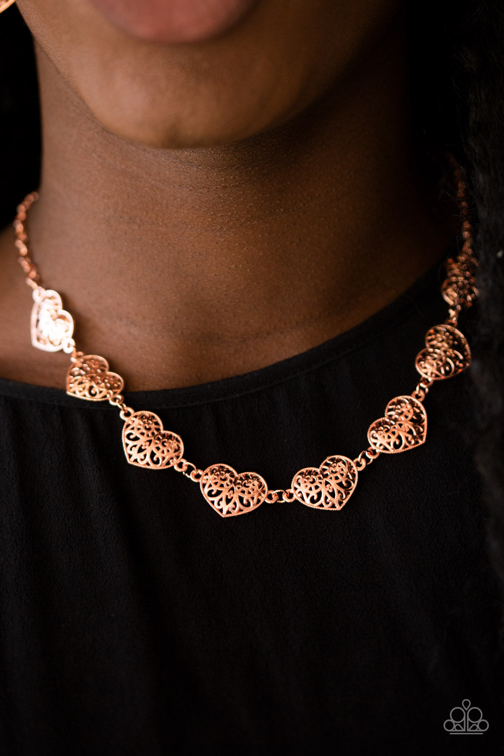 Easy To Adore Copper Necklace