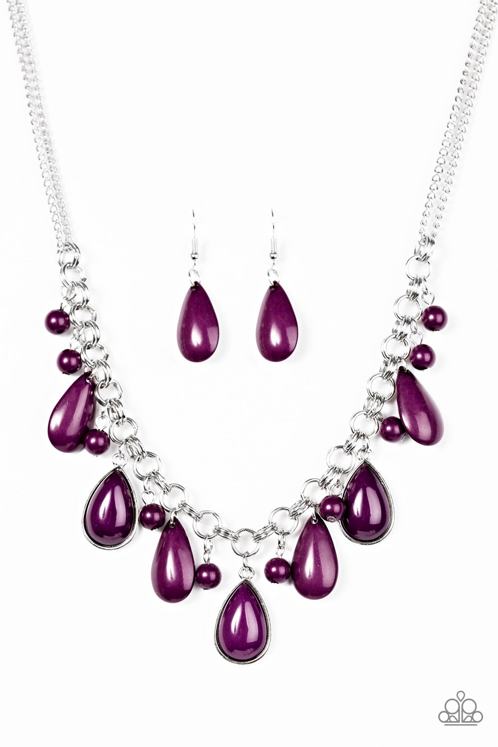 This Side Of Malibu Purple Necklace