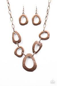 Very CAVE-alier Copper Necklace