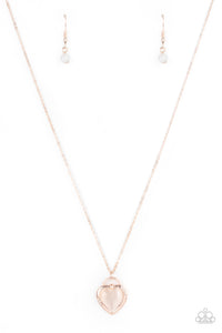 A Dream is a Wish Your Heart Makes Rose Gold Necklace
