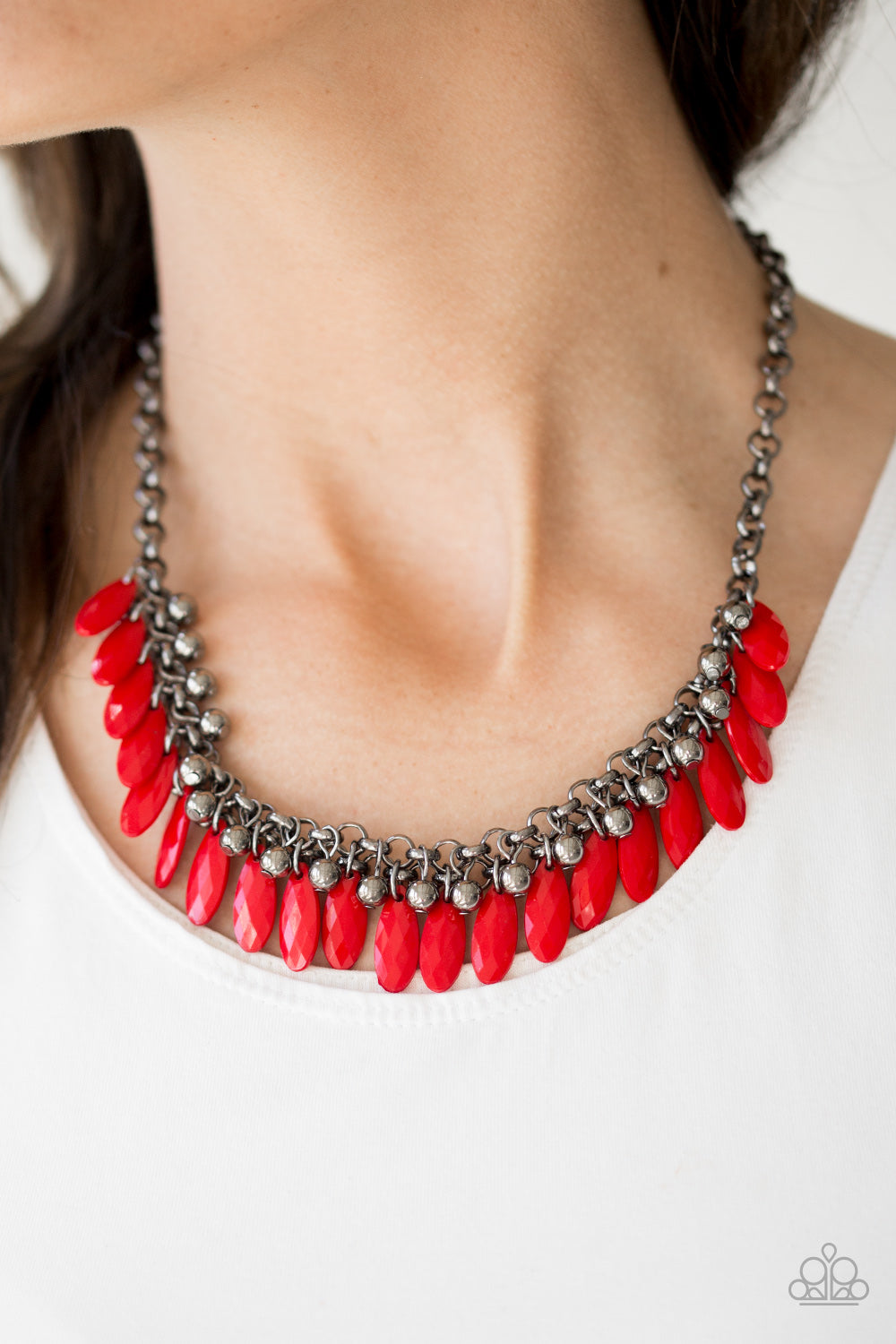 Jersey Shore Red Necklace