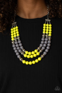 BEAD Your Own Drum Yellow Necklace