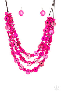 Barbados Bopper Pink Necklace