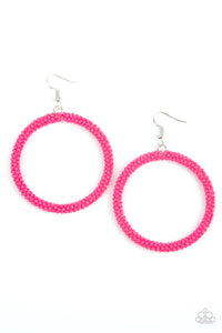 Beauty and the BEACH Earring ( Orange, Pink, Yellow)