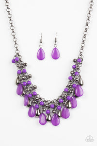 Diva Attitude Purple Necklace