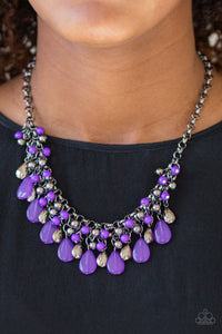 Diva Attitude Purple Necklace