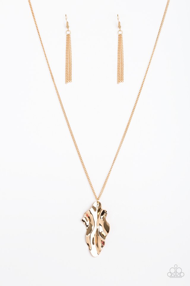 Fiercely Fall Gold Necklace
