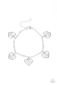 Unbreakable Hearts White Bracelet