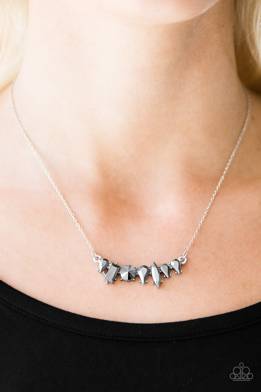Living The Luxe Life Silver Necklace