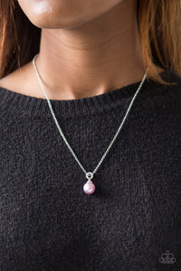 Glamour Girl Purple Necklace