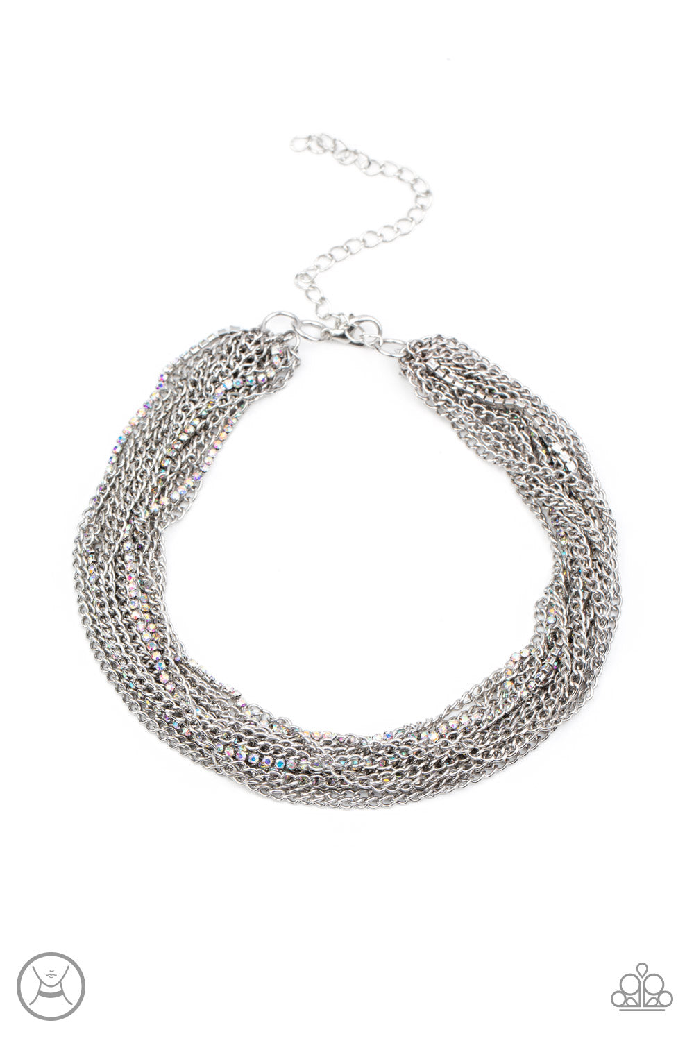 Catch You LAYER!  Necklace (Multi, White)