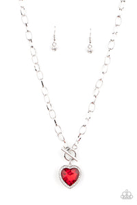 Check Your Heart Rate Red Necklace