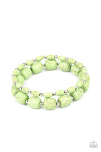 Colorfully Country Green Bracelet