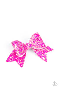 Confetti Princess Hair Clip (Multi, Pink)