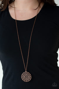 Mandala Melody Copper Necklace
