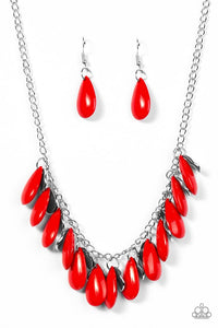 Tropical Storm Red Necklace
