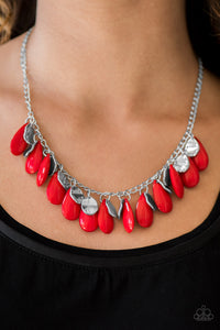 Tropical Storm Red Necklace