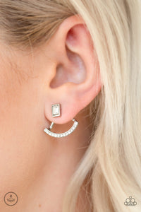 Delicate Arches White Earring