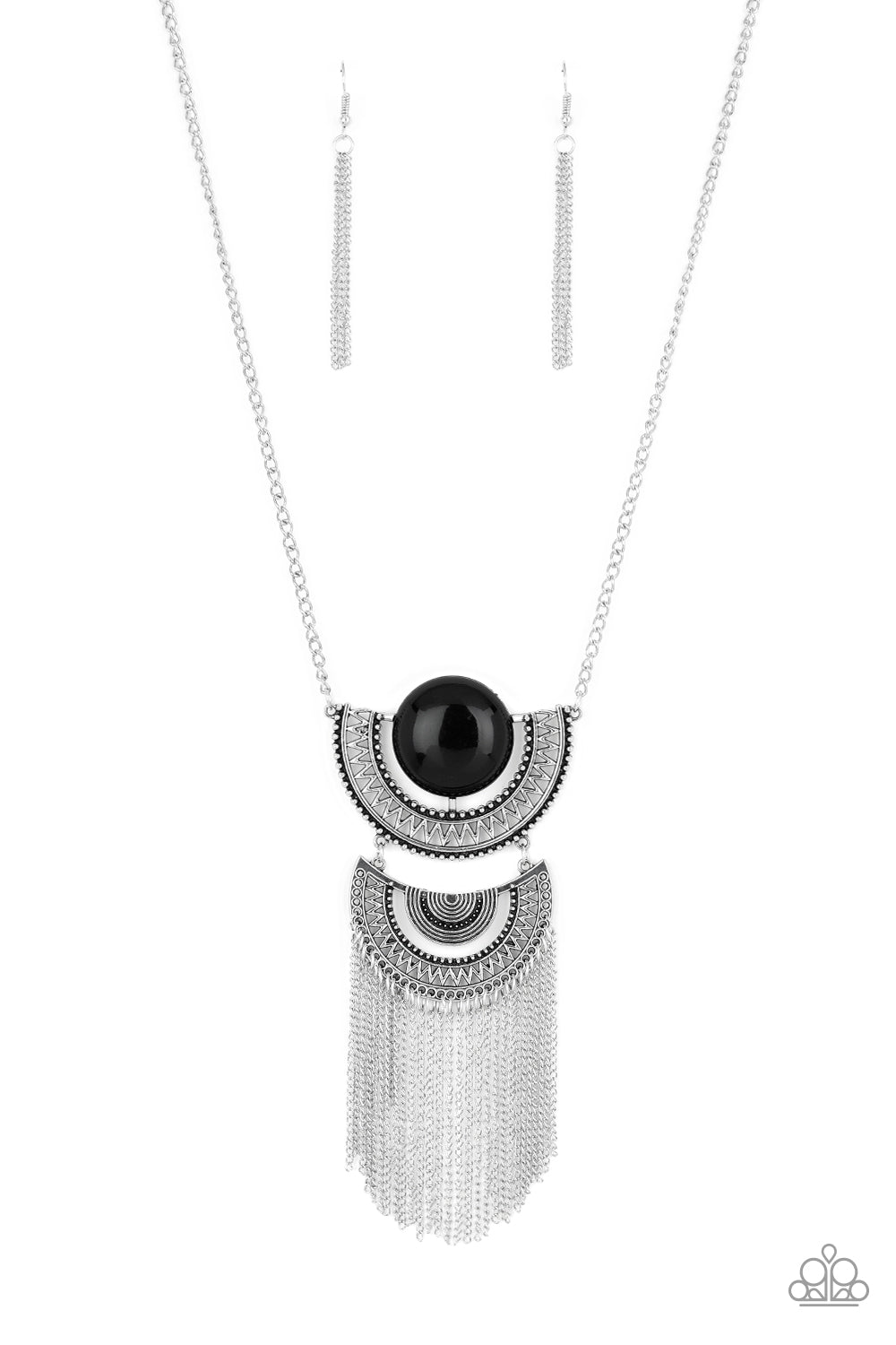 Desert Diviner Necklace (Black, Silver)