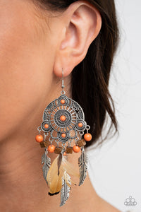 Desert Plains Orange Earring