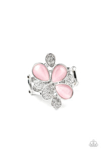 Diamond Daisies Pink Ring