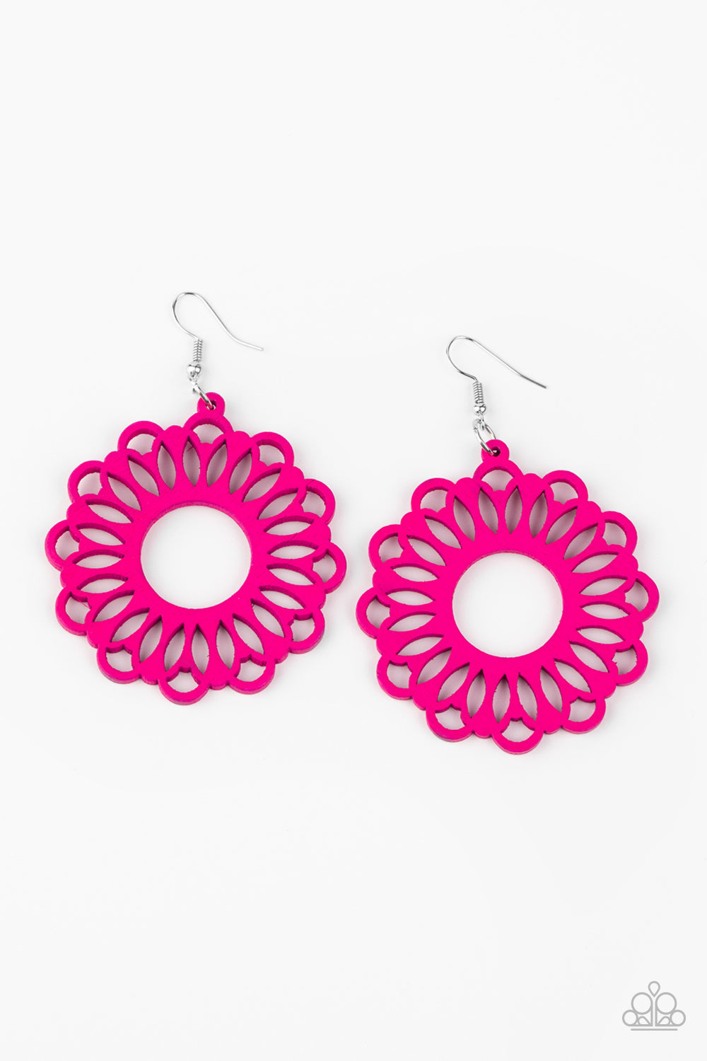 Dominican Daisy Pink Earring
