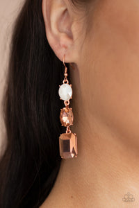 Dripping In Melodrama Copper Earring