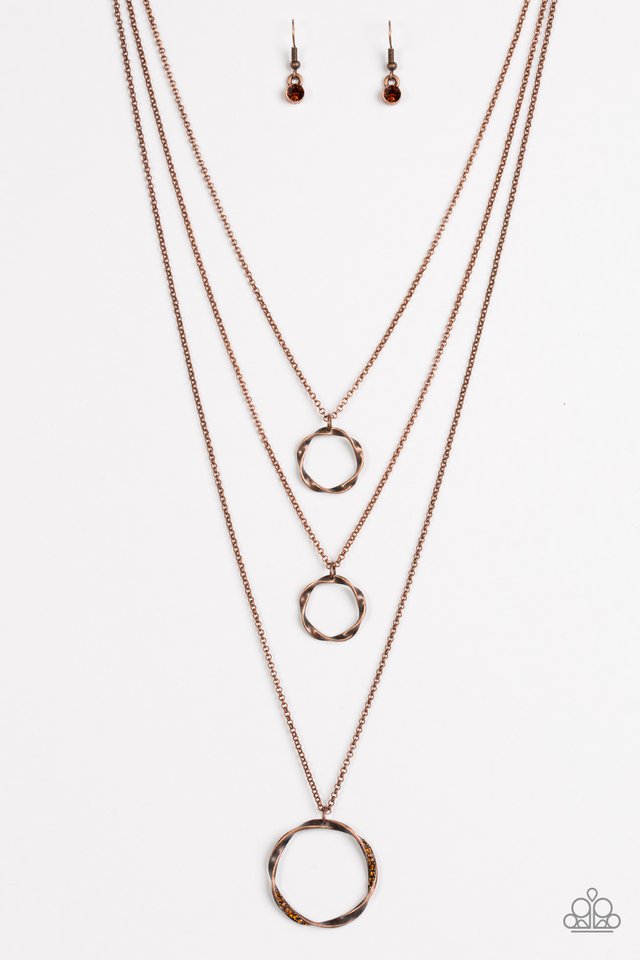 Timelessy Twisted Copper Necklace