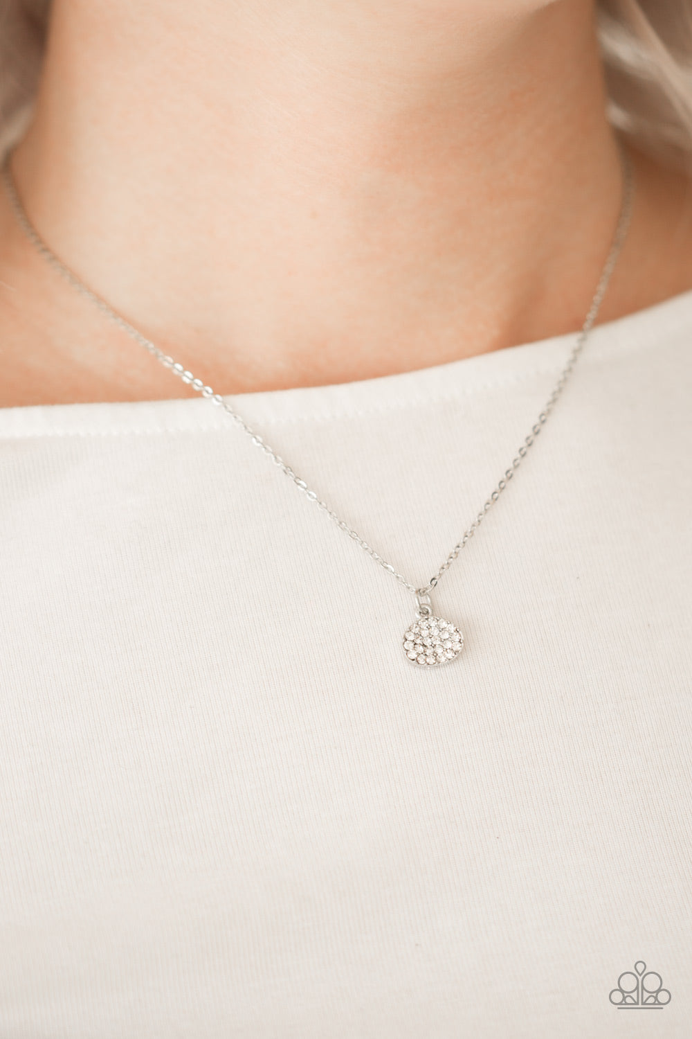 Diamond Debonair White Necklace