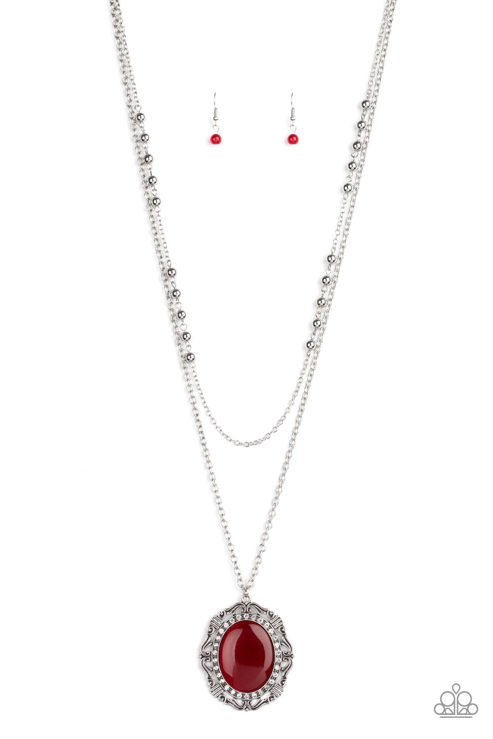 Endlessly Enchanted Red Necklace