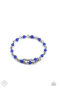 Ethereally Entangled Blue Bracelet