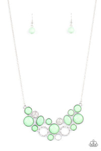 Extra Eloquent Green Necklace