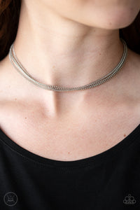 If You Dare Choker Necklace (Silver, Gold)