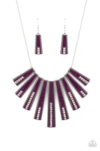 FAN-tastically Deco Necklace (Black ,Blue, Purple)