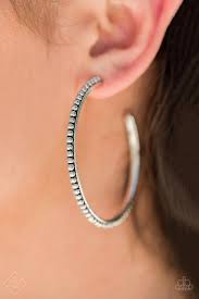 Totally On Trend Silver Earring
