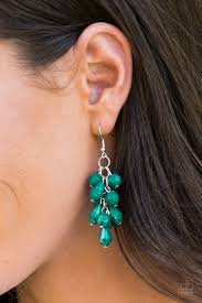 Fabulously Flamenco Green Earring