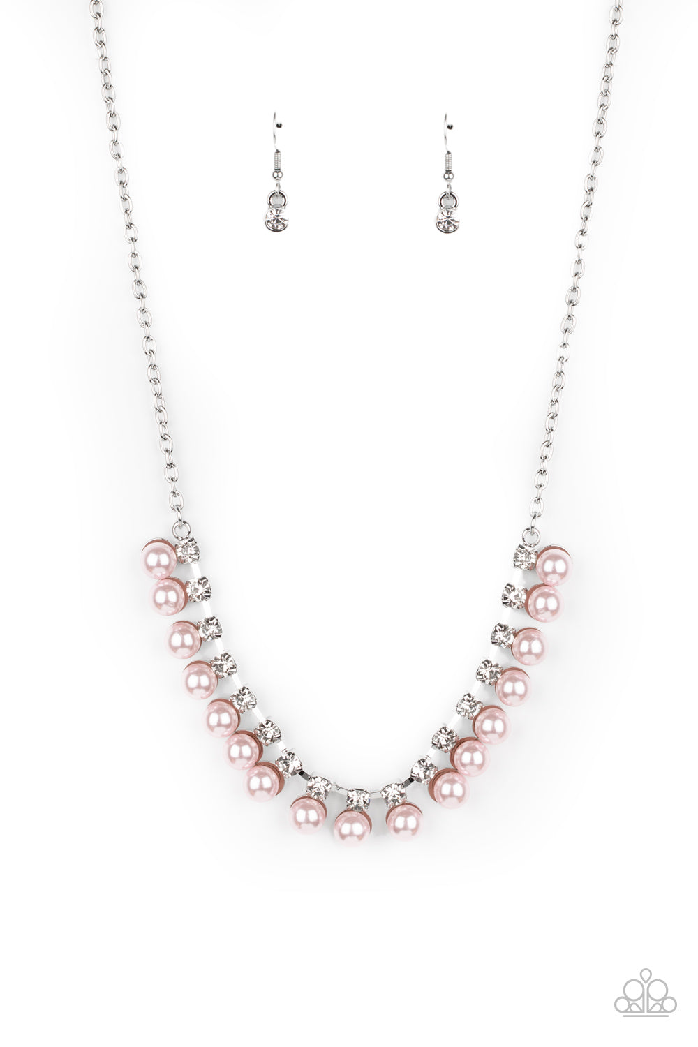 Frozen in TIMELESS Necklace (Black, Pink)