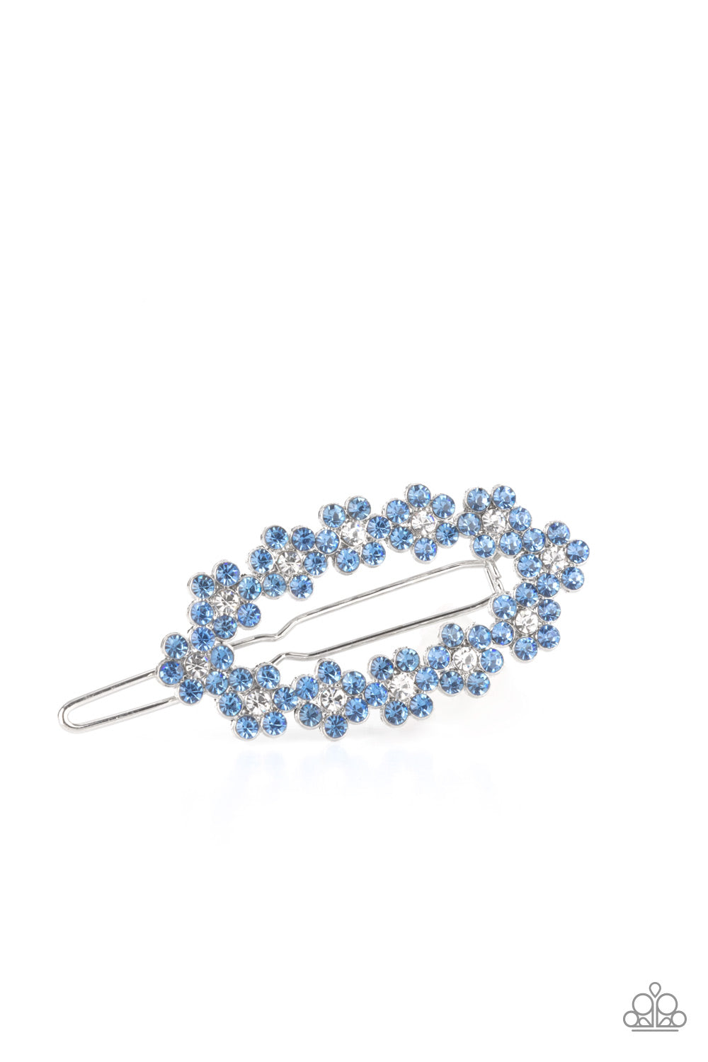 Gorgeously Garden Party Hair Clip (Blue, Pink)